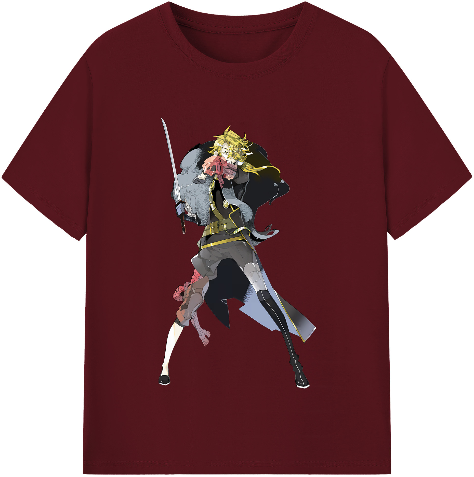 （画像用） 刀剣乱舞 Touken Ranbu 綿100％半袖Tシャツ（フロントプリント）